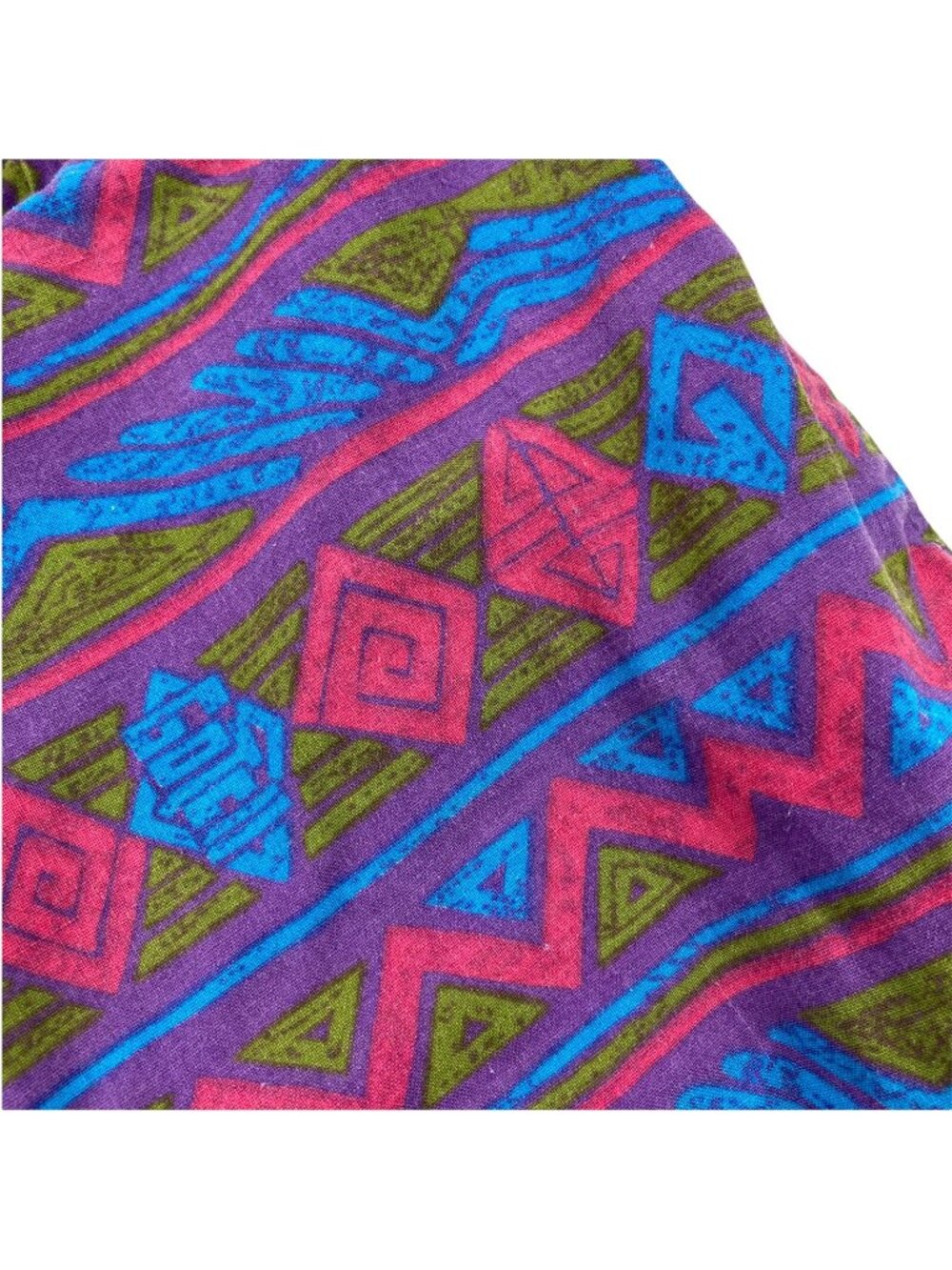 VTG Gotcha Surf Men's Cotton Shorts Swim Pastel Aztec Pink Purple • Medium